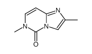 2,6-Dimethylimidazo[1,2-c]pyrimidin-5(6H)-one Structure