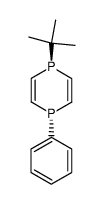 cis-1-tert-butyl-1,4-dihydro-4-phenyl-1,4-diphosphinine Structure