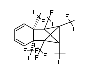 1,1a,1b,5a,6,6a-hexakis-trifluoromethyl-(1br,5ac)-1,1a,1b,5a,6,6a-hexahydro-1,6-cyclo-cyclopropa[a]indene结构式