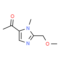 Ethanone, 1-[2-(methoxymethyl)-1-methyl-1H-imidazol-5-yl]- (9CI)结构式