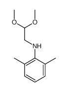 N-(2,2-dimethoxyethyl)-2,6-dimethylaniline结构式