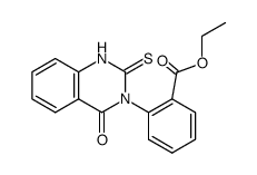 ethyl 2-(4-oxo-2-thioxo-1,2-dihydroquinazolin-3(4H)-yl)benzoate Structure