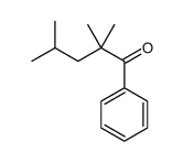 2,2,4-trimethyl-1-phenylpentan-1-one Structure