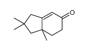 2,2,7a-trimethyl-1,3,6,7-tetrahydroinden-5-one Structure