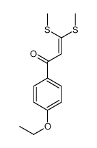 1-(4-ethoxyphenyl)-3,3-bis(methylsulfanyl)prop-2-en-1-one Structure