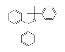 diphenyl(2-phenylpropan-2-yloxy)phosphane结构式