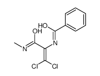 N-[1,1-dichloro-3-(methylamino)-3-oxoprop-1-en-2-yl]benzamide Structure