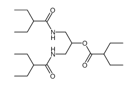 Diethylessigsaeure-结构式