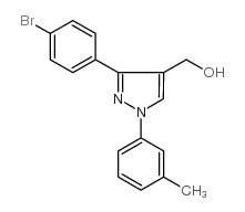 (3-(4-bromophenyl)-1-m-tolyl-1h-pyrazol-4-yl)methanol picture
