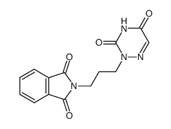 N-[3-(3,5-dioxo-4,5-dihydro-3H-[1,2,4]triazin-2-yl)-propyl]-phthalimide Structure