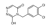 4-[(3,4-dichlorophenyl)methyl]-2H-1,2,4-triazine-3,5-dione结构式