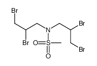 N,N-bis(2,3-dibromopropyl)methanesulfonamide Structure