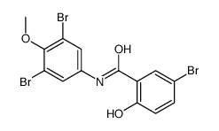 5-bromo-N-(3,5-dibromo-4-methoxyphenyl)-2-hydroxybenzamide结构式