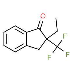 1H-Inden-1-one,2-ethyl-2,3-dihydro-2-(trifluoromethyl)-(9CI) structure