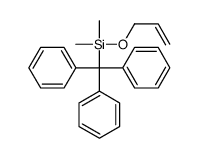 dimethyl-prop-2-enoxy-tritylsilane结构式