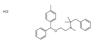 N,2-dimethyl-N-[2-[(4-methylphenyl)-phenylmethoxy]ethyl]-1-phenylpropan-2-amine,hydrochloride Structure