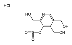 [2,4,5-tris(hydroxymethyl)pyridin-3-yl] methanesulfonate,hydrochloride结构式