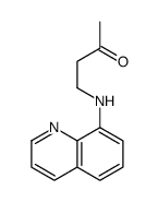 4-(quinolin-8-ylamino)butan-2-one Structure