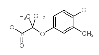 2-(4-CHLORO-3-METHYL-PHENOXY)-2-METHYL-PROPIONIC ACID Structure