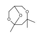 4,4,6-trimethyl-3,7,9-trioxabicyclo[4.2.1]nonane Structure