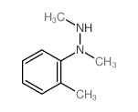 Hydrazine,1,2-dimethyl-1-(2-methylphenyl)- Structure