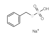 sulfosulfanylmethylbenzene Structure