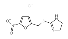 2-[(5-nitro-2-furyl)methylsulfanyl]-4,5-dihydro-1H-imidazole结构式