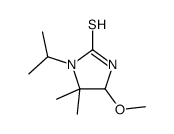 4-methoxy-5,5-dimethyl-1-propan-2-ylimidazolidine-2-thione结构式