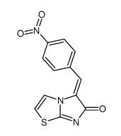 5-[(4-nitrophenyl)methylidene]imidazo[2,1-b][1,3]thiazol-6-one结构式