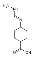 4-(hydrazinylmethylideneamino)cyclohexane-1-carboxylic acid Structure