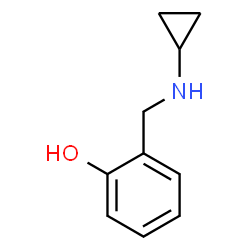 2-[(Cyclopropylamino)methyl]phenol Structure