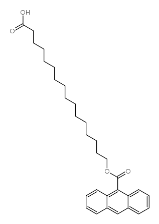 16-(anthracene-9-carbonyloxy)hexadecanoic acid Structure