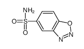 1,2,3-Benzoxadiazole-5-sulfonamide(9CI)结构式