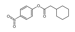 cyclohexaneacetic acid p-nitrophenyl ester结构式