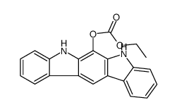 5,7-dihydroindolo[2,3-b]carbazol-6-yl ethyl carbonate结构式