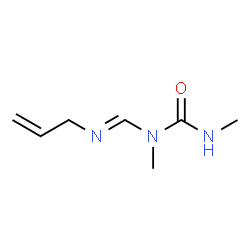Urea, N,N-dimethyl-N-[(2-propenylimino)methyl]- (9CI) structure