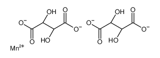 manganese(2+) dihydrogen bis[R-(R*,R*)]-tartrate结构式