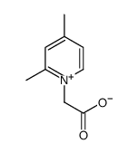 1-(carboxylatomethyl)-2,4-dimethylpyridinium structure