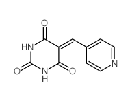5-(pyridin-4-ylmethylidene)-1,3-diazinane-2,4,6-trione Structure