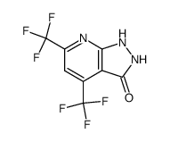 4,6-ditrifluoromethyl-3-oxo-2,3-dihydropyrazolo[3,4-b]pyridine Structure
