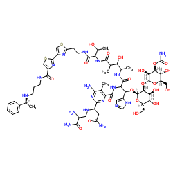 N1-[3-[(1-Phenylethyl)amino]propyl]bleomycinamide Structure
