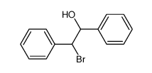 erythro-1,2-diphenyl-2-bromoethanol结构式