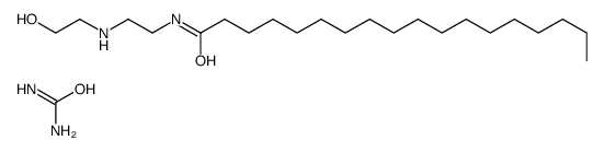 N-[2-(2-hydroxyethylamino)ethyl]octadecanamide,urea Structure