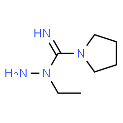 1-Pyrrolidinecarboximidicacid,N-ethyl-,hydrazide(9CI)结构式