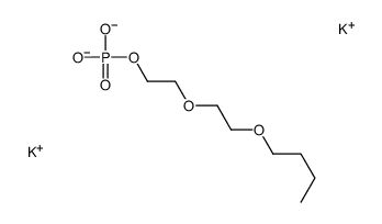 Ethanol, 2-(2-butoxyethoxy)-, phosphate, potassium salt structure