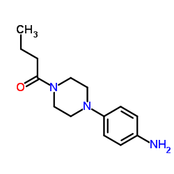 1-[4-(4-AMINO-PHENYL)-PIPERAZIN-1-YL]-BUTAN-1-ONE Structure