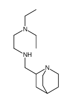 N-(1-azabicyclo[2.2.2]octan-2-ylmethyl)-N',N'-diethylethane-1,2-diamine结构式