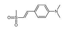 Benzenamine, N,N-dimethyl-4-[2-(methylsulfonyl)ethenyl]- picture