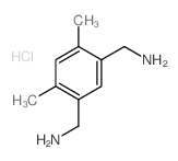 1,3-Benzenedimethanamine,4,6-dimethyl-, hydrochloride (1:2) Structure