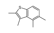 2,3,4,5-tetramethyl-1-benzothiophene结构式
